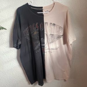 Hollister Color Block Graphic Tee